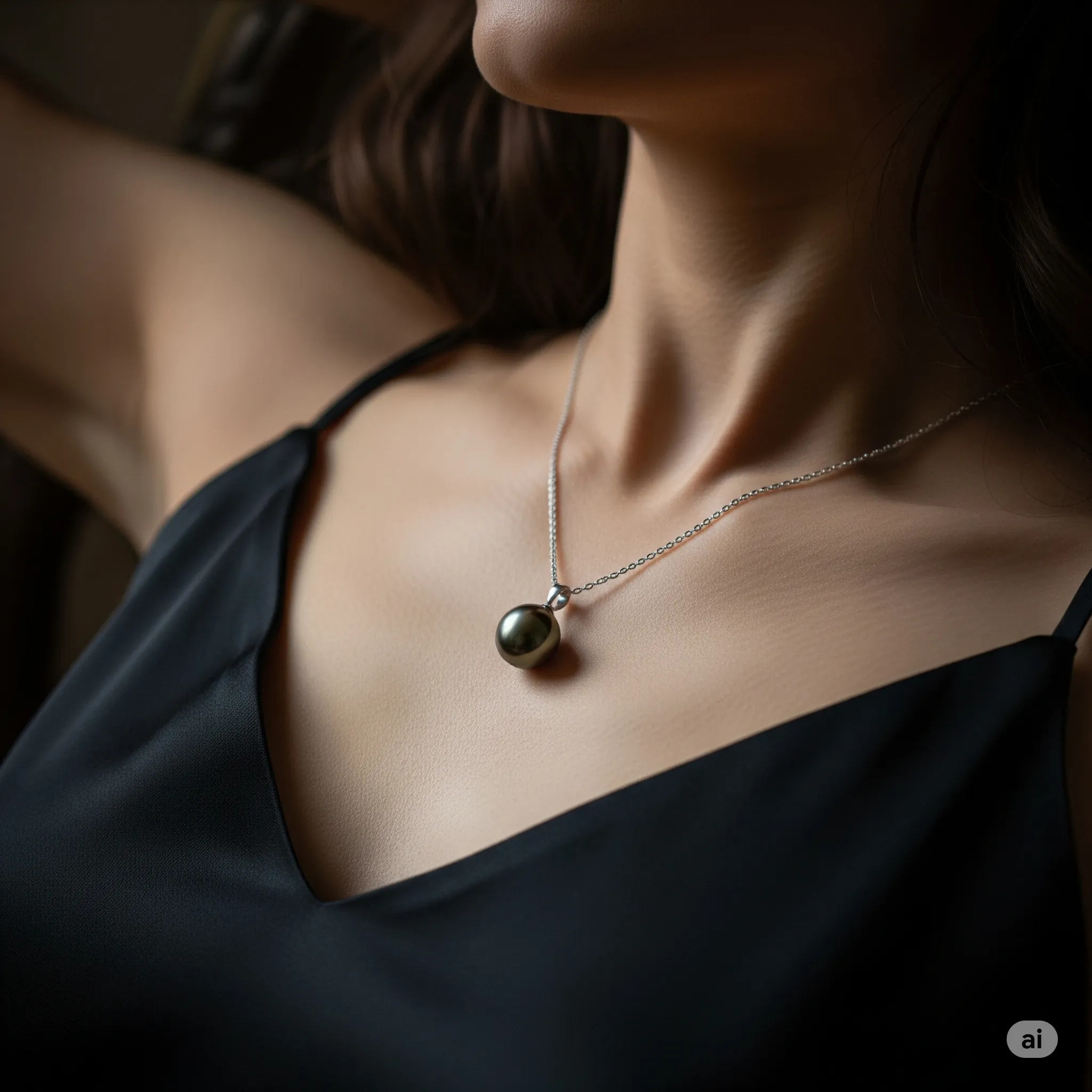 Tahitian Baroque Pendant