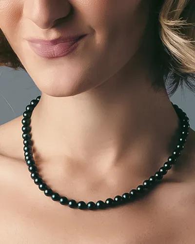 Black Akoya Pearl Earrings